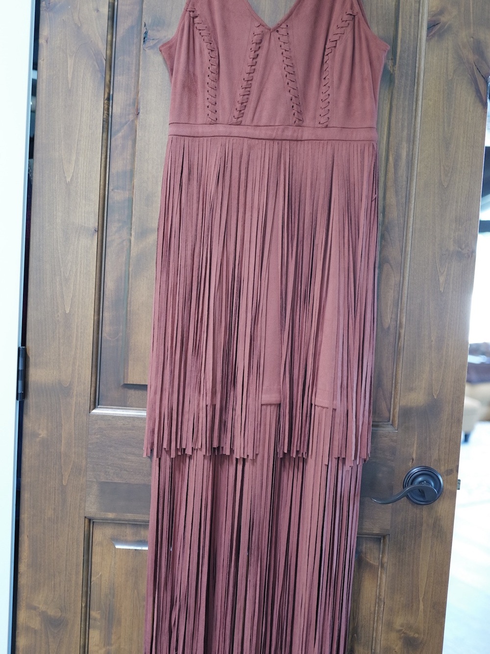 Idyllwind Rust Fringe High-Low Dress - Picture 4 of 8